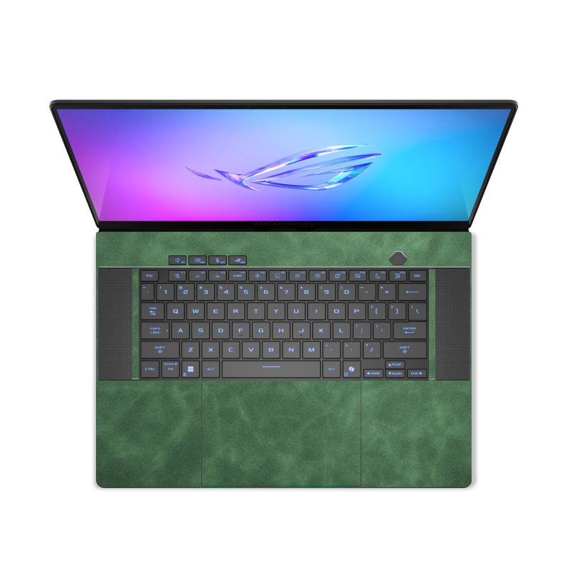 ASUS ROG Zephyrus G16 (2025) Scrub Leather Skins Green
