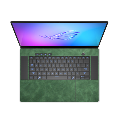ASUS ROG Zephyrus G16 (2025) Scrub Leather Skins Green