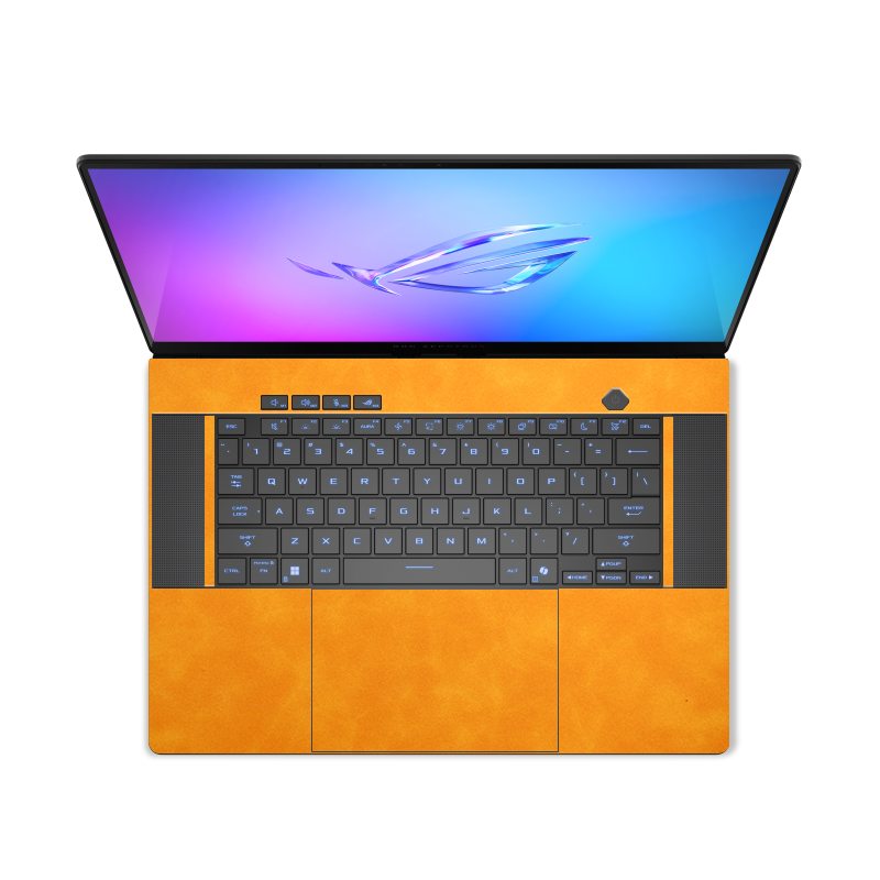 ASUS ROG Zephyrus G16 (2025) Scrub Leather Skins Orange