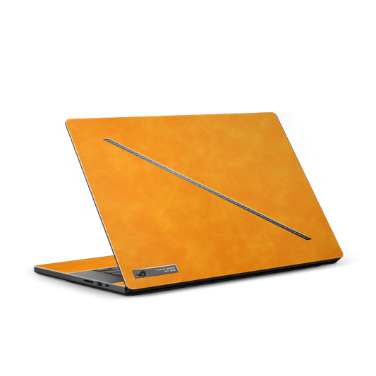 ASUS ROG Zephyrus G16 (2025) Scrub Leather Skins Orange