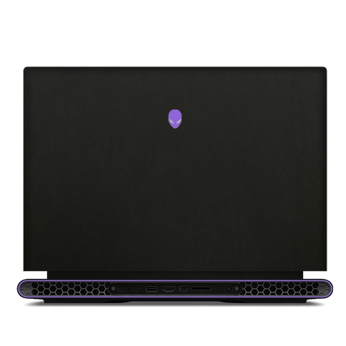 PU Leather Laptop Skin Cover for Dell – Minimalist Protective Wrap-Black