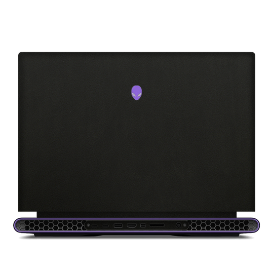 Alienware M18 R1-R2 Plain Color Leather Skins Black