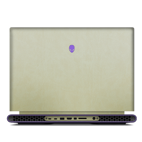 PU Leather Laptop Skin Cover for Dell – Minimalist Protective Wrap-Gold