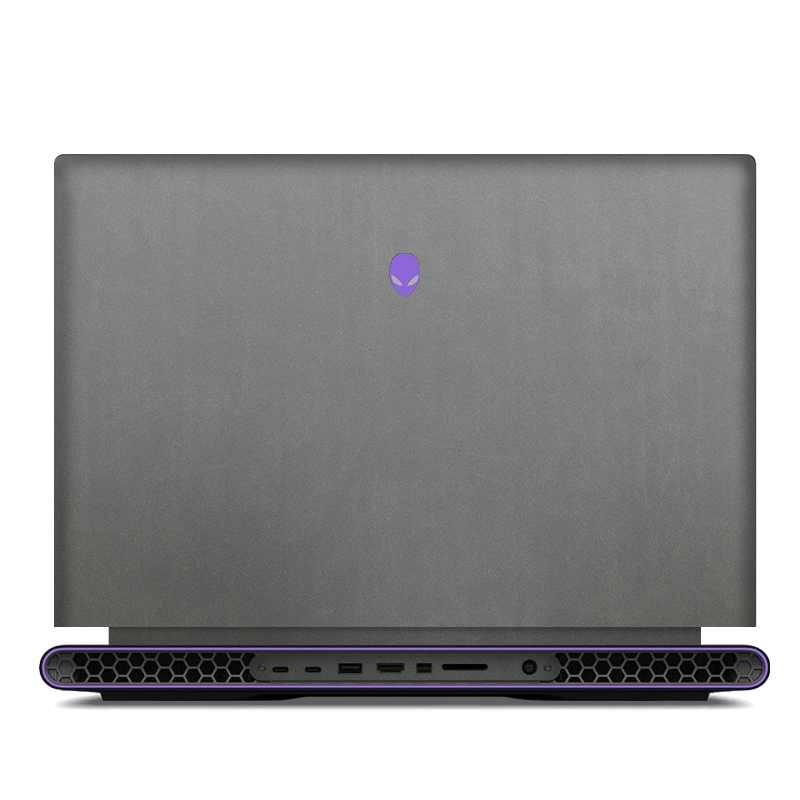 Alienware M18 R1-R2 Plain Color Leather Skins Gray