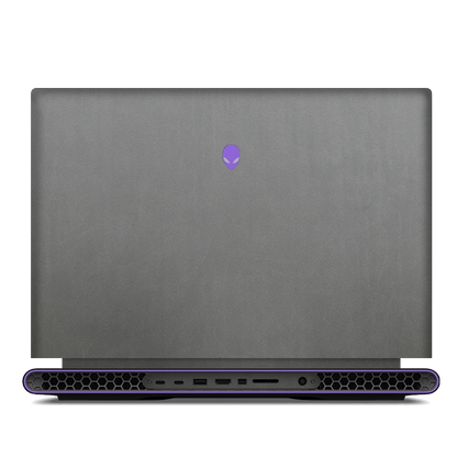 Alienware M18 R1-R2 Plain Color Leather Skins Gray