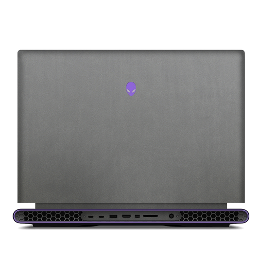 Alienware M18 R1-R2 Plain Color Leather Skins Gray