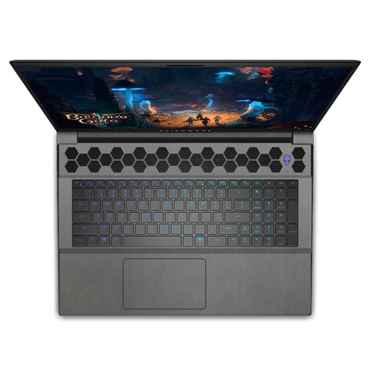 Alienware M18 R1-R2 Plain Color Leather Skins Gray