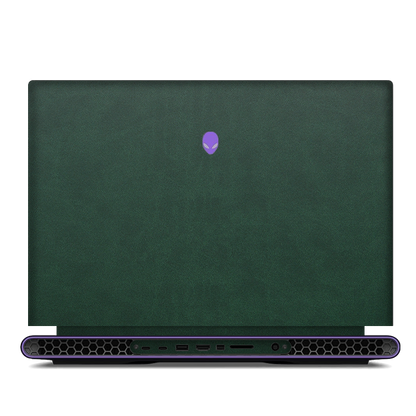 Alienware M18 R1-R2 Plain Color Leather Skins Green