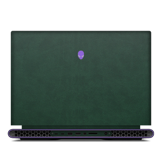 Alienware M18 R1-R2 Plain Color Leather Skins Green