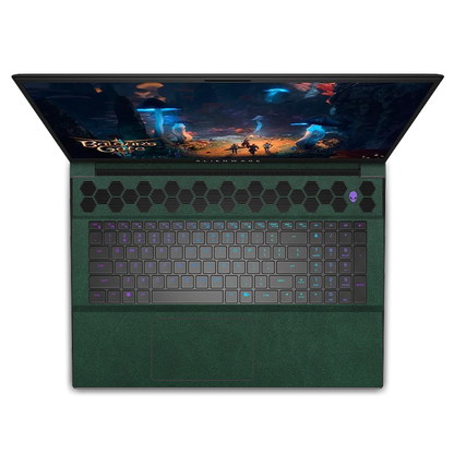 Alienware M18 R1-R2 Plain Color Leather Skins Green