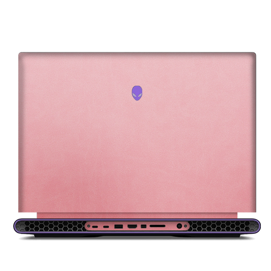 Alienware M18 R1-R2 Plain Color Leather Skins Orange Pink