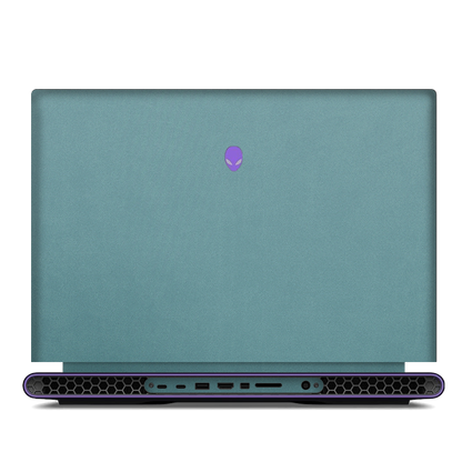 Alienware M18 R1-R2 Plain Color Leather Skins Orange Teal