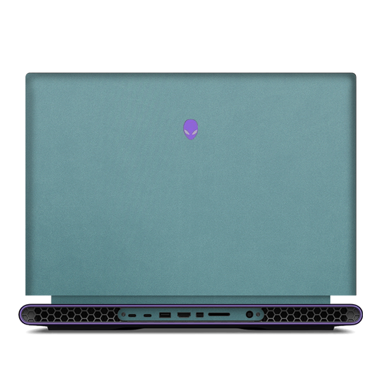 Alienware M18 R1-R2 Plain Color Leather Skins Orange Teal