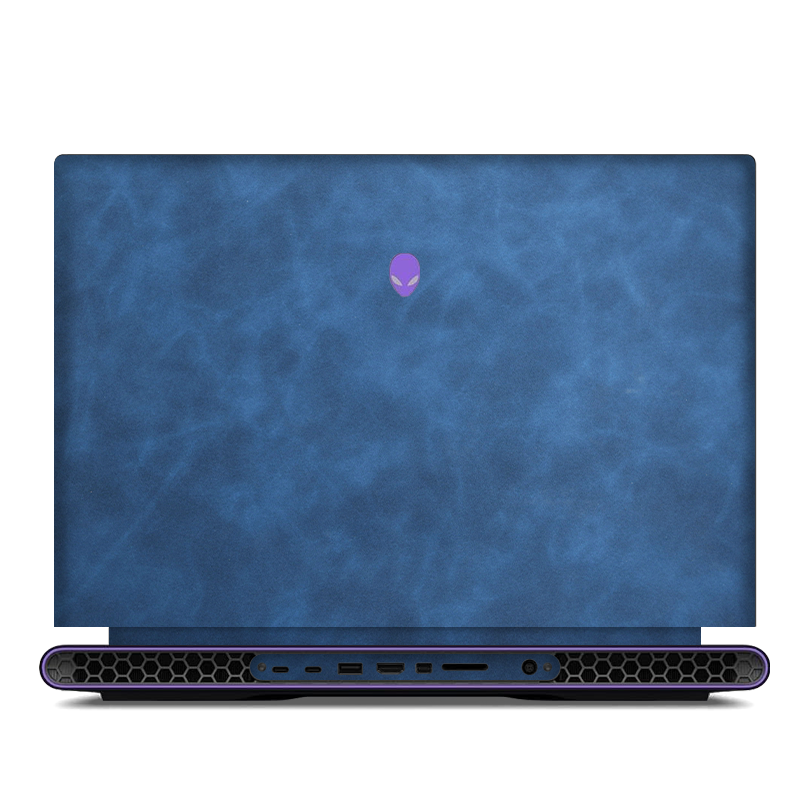 Alienware M18 R1-R2 Scrub Leather Skins Blue