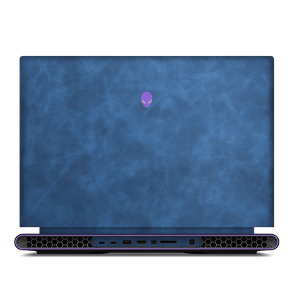 Alienware M18 R1-R2 Scrub Leather Skins Blue