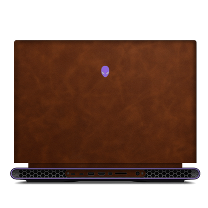Alienware M18 R1-R2 Scrub Leather Skins Coffee