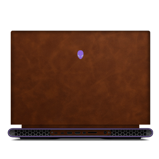 Alienware M18 R1-R2 Scrub Leather Skins Coffee