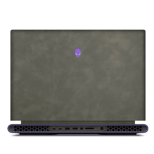 Alienware M18 R1-R2 Scrub Leather Skins Gray