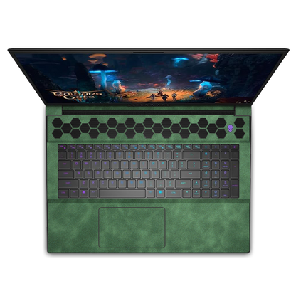 Alienware M18 R1-R2 Scrub Leather Skins Green