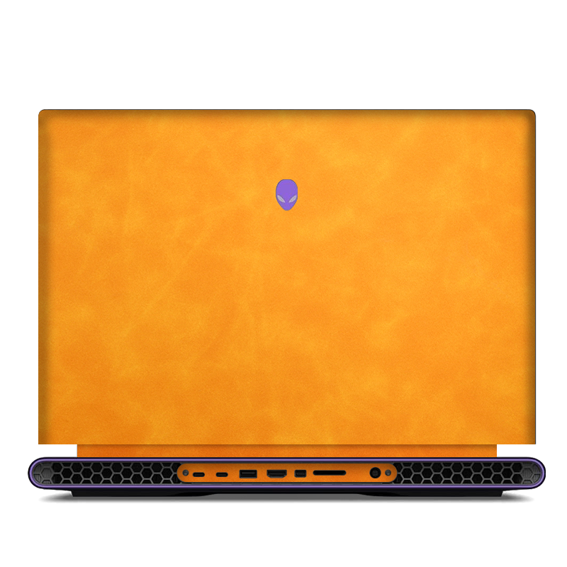 Alienware M18 R1-R2 Scrub Leather Skins Orange