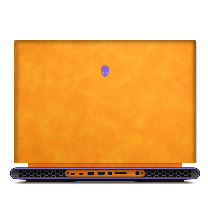 Alienware M18 R1-R2 Scrub Leather Skins Orange