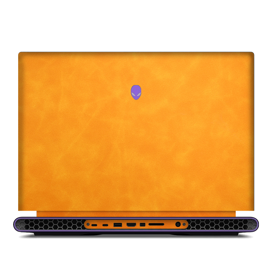 Alienware M18 R1-R2 Scrub Leather Skins Orange