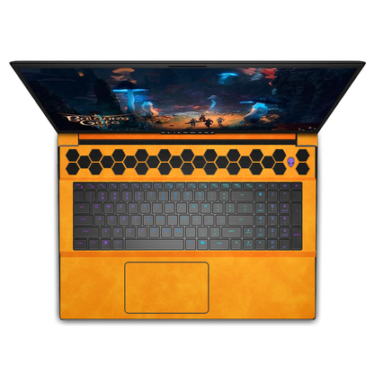 Alienware M18 R1-R2 Scrub Leather Skins Orange