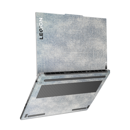 Denim Lenovo Laptop Skin – Slim Fabric Cover with Scratch Protection - Blue