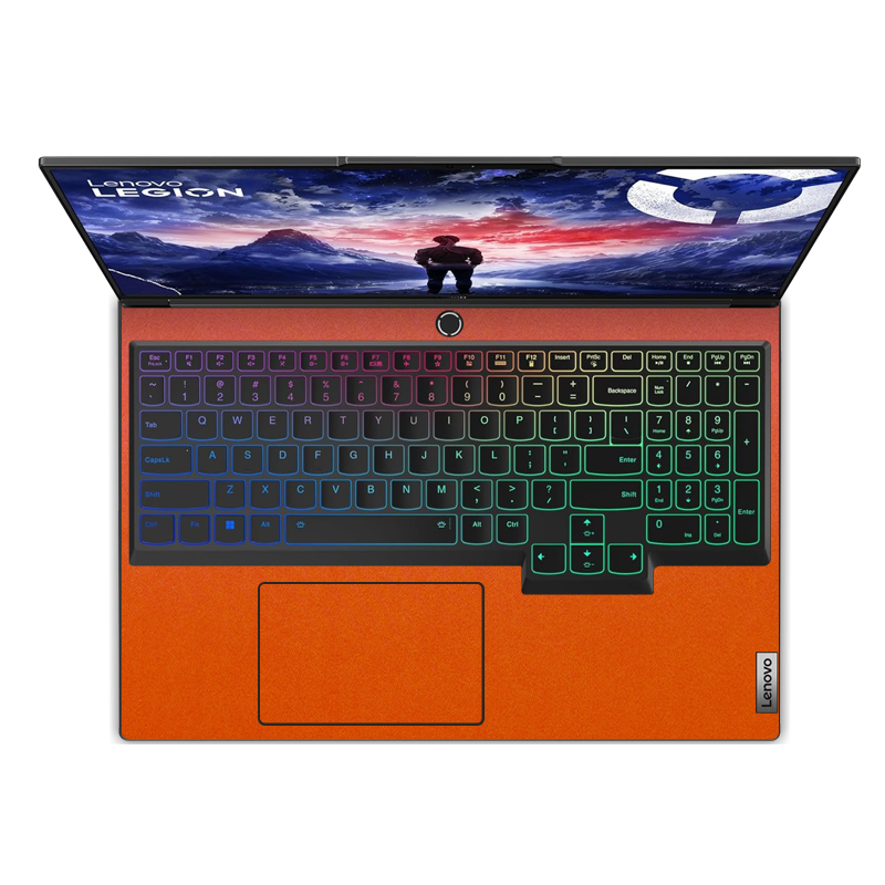 Legion 7i Gen 9 Plain Color Leather Skins Orange Red
