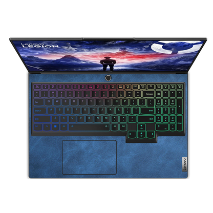 Legion 7i Gen 9 Scrub Leather Skins Blue