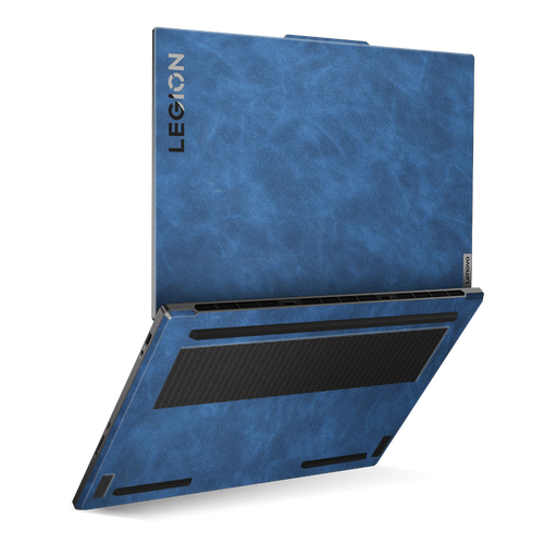 Premium Leather Lenovo Laptop Skin – Luxury Slim Protection - Blue
