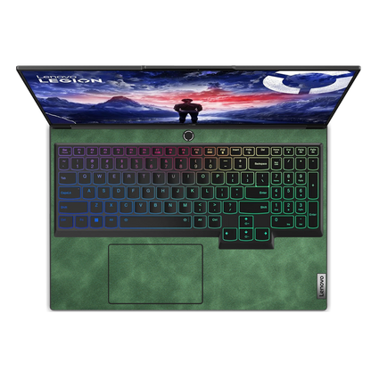 Legion 7i Gen 9 Scrub Leather Skins Green