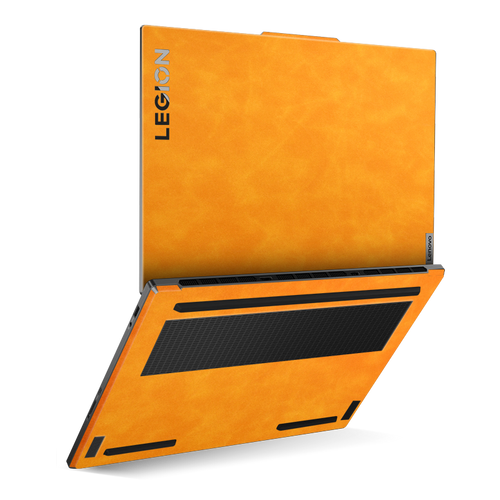 Premium Leather Lenovo Laptop Skin – Luxury Slim Protection - Orange
