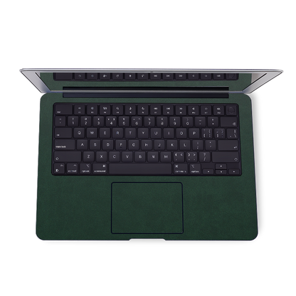 MacBook Air 13.6 M2/M3/M4（2022-2025）Plain Color Leather Skins Green