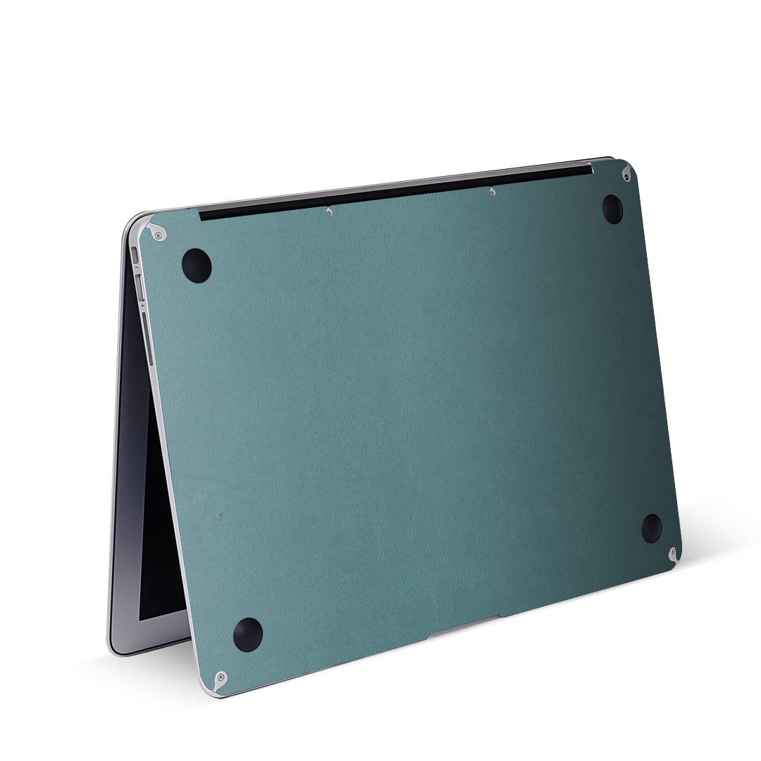 MacBook Air 13.6 M2/M3/M4（2022-2025）Plain Color Leather Skins Teal