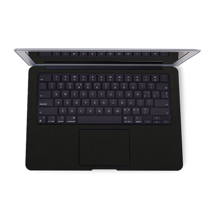 MacBook Air 13.6 M2/M3/M4（2022-2025）Plain Color Leather Skins Black