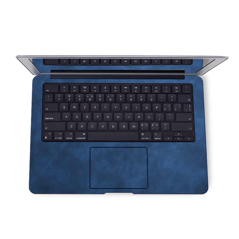 MacBook Air 13.6 M2/M3/M4（2022-2025）Scrub Color Leather Skins Blue