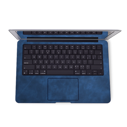 MacBook Air 13.6 M2/M3/M4（2022-2025）Scrub Color Leather Skins Blue
