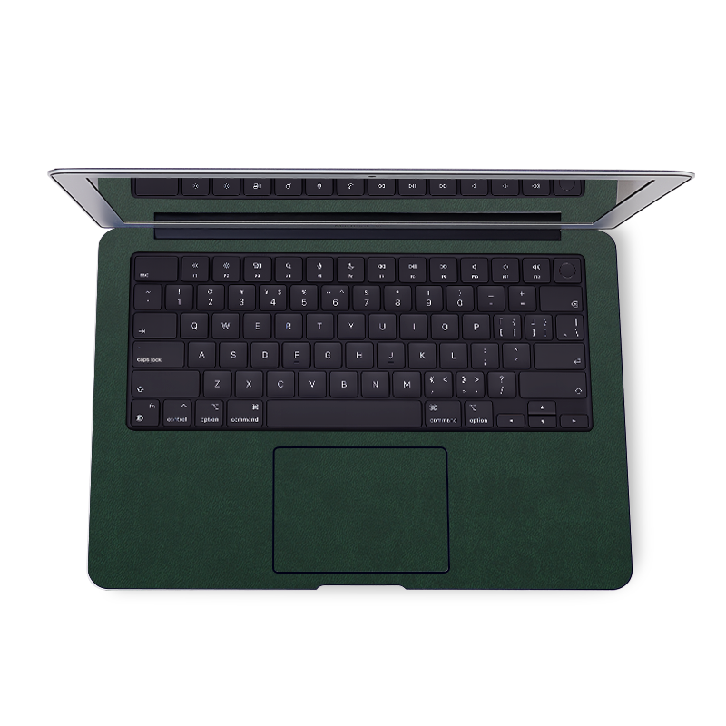 MacBook Air 15 M3/M2（2023-2024）Plain Color Leather Skins Green