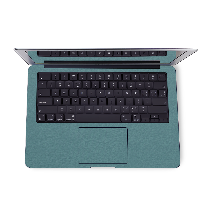 MacBook Air 15 M3/M2（2023-2024）Plain Color Leather Skins Teal