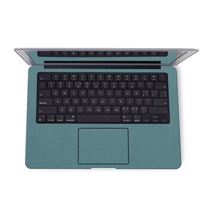 MacBook Air 15 M3/M2（2023-2024）Plain Color Leather Skins Teal