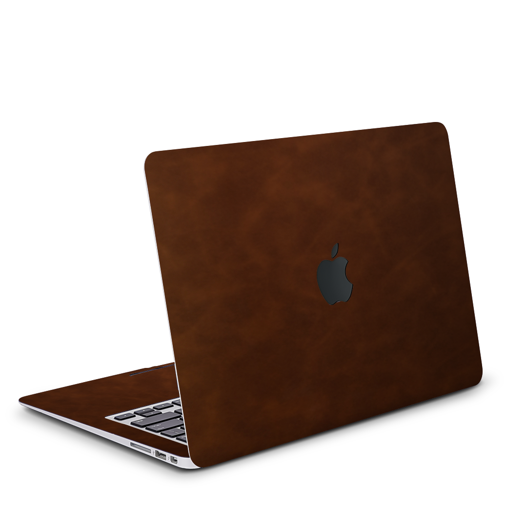MacBook Air 15 M3/M2（2023-2024）Scrub Color Leather Skins Coffee