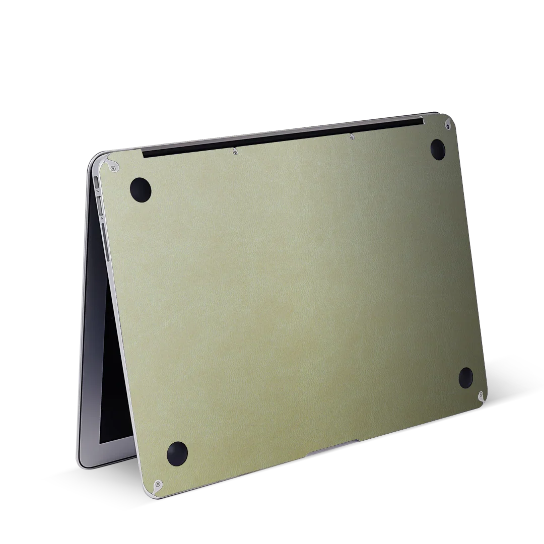 MacBook Air 15 M4 2025 Plain color Leather Gold