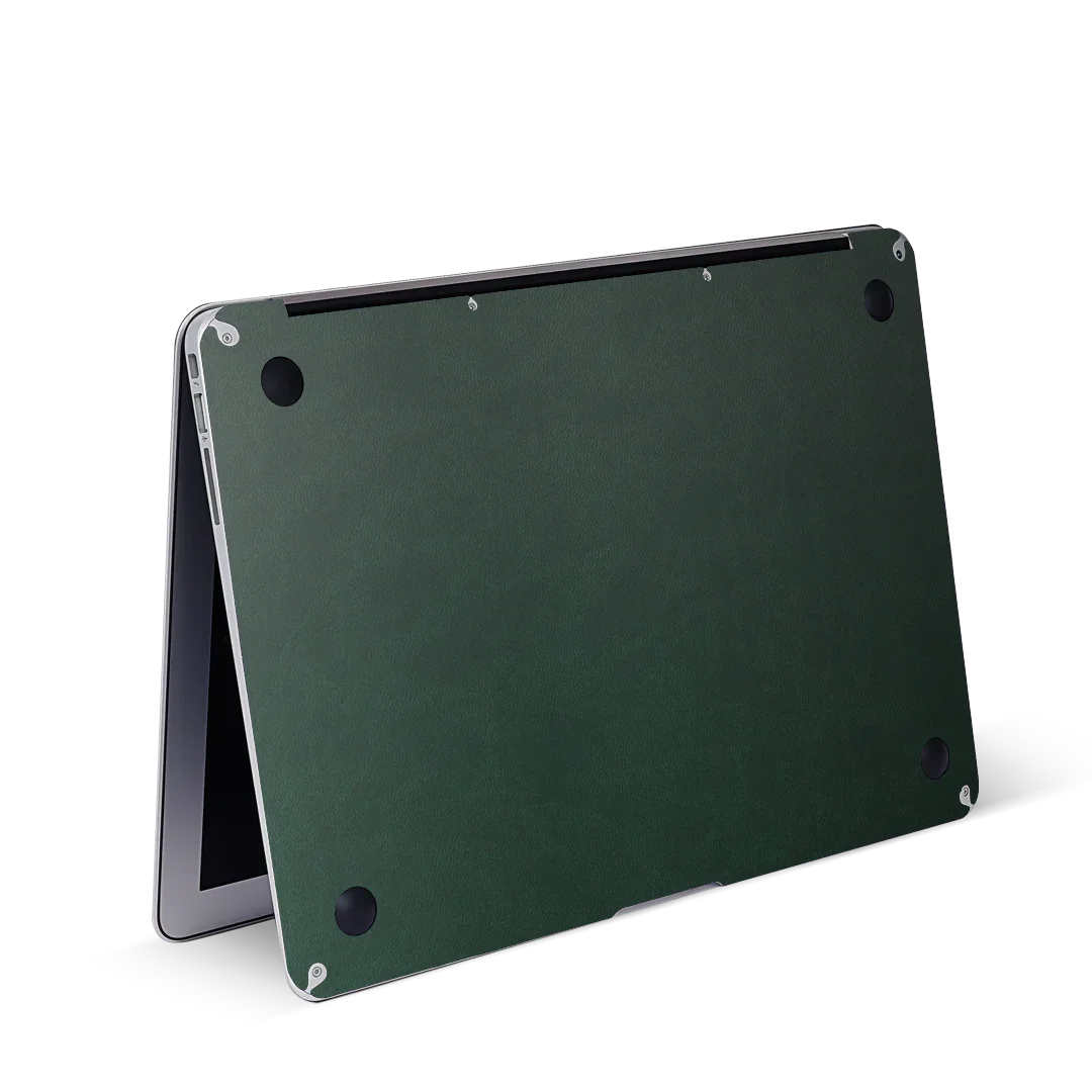 MacBook Air 15 M4 2025 Plain Color Leather Green