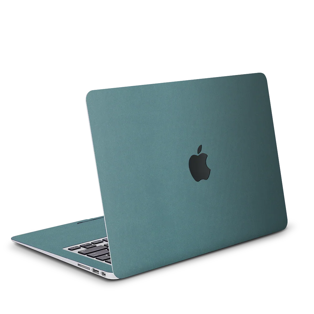 MacBook Air 15 M4 2025 Plain Color Leather Teal