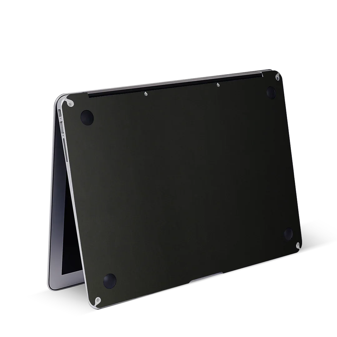 MacBook Air 15 M4 2025 Plain color Leather Black