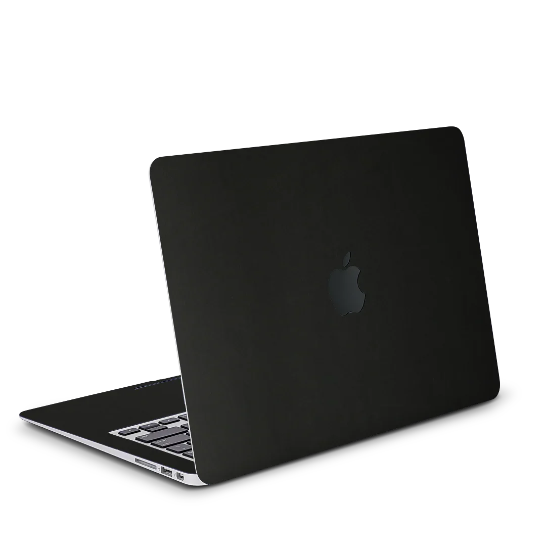 MacBook Air 15 M4 2025 Plain color Leather Black
