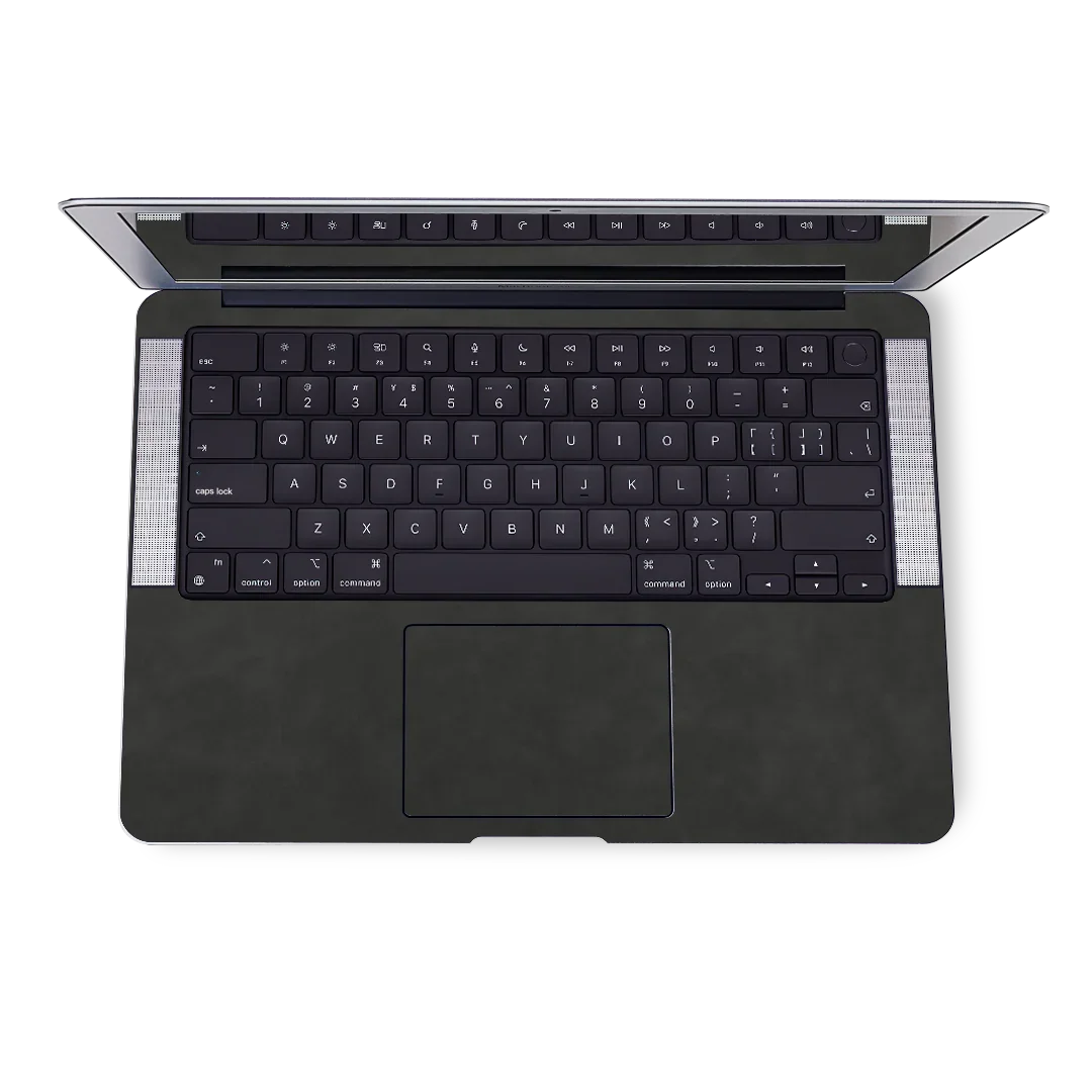 MacBook Air 15 M4 2025 Scrub Coffee Leather Dark Gray