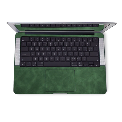 MacBook Air 15 M4 2025 Scrub Coffee Leather Green
