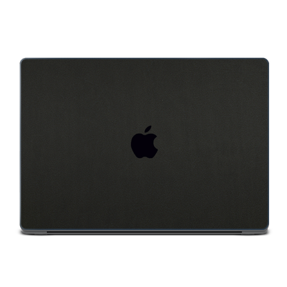 MacBook PRO 16 M1/M2/M3（2021-2023）Plain Color Leather Skins Black